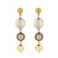 Earrings Urania Preziosi Woman Flora in Steel ORFLO1001GRI - ORFLO1001GRI